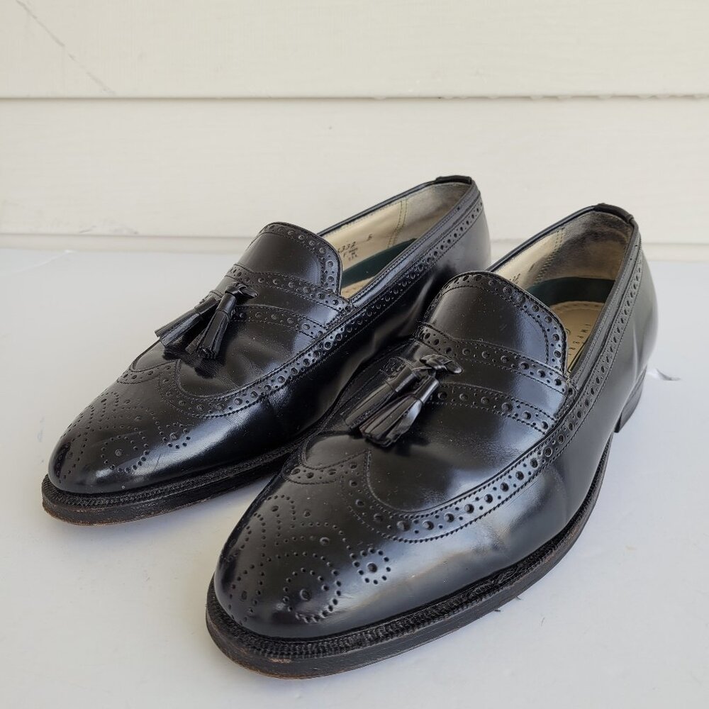 Florsheim Imperial Black Leather Men's Shoes 8